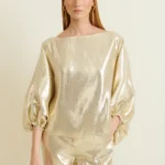 SILK OFF THE SHOULDER TOP