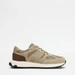 SNEAKERS IN SUEDE AND FABRIC