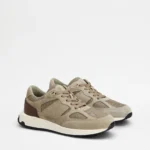 SNEAKERS IN SUEDE AND FABRIC