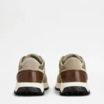 SNEAKERS IN SUEDE AND FABRIC