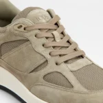 SNEAKERS IN SUEDE AND FABRIC
