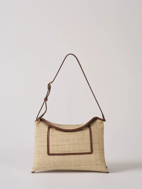 PENELOPE SLOUCH RAFFIA BAG