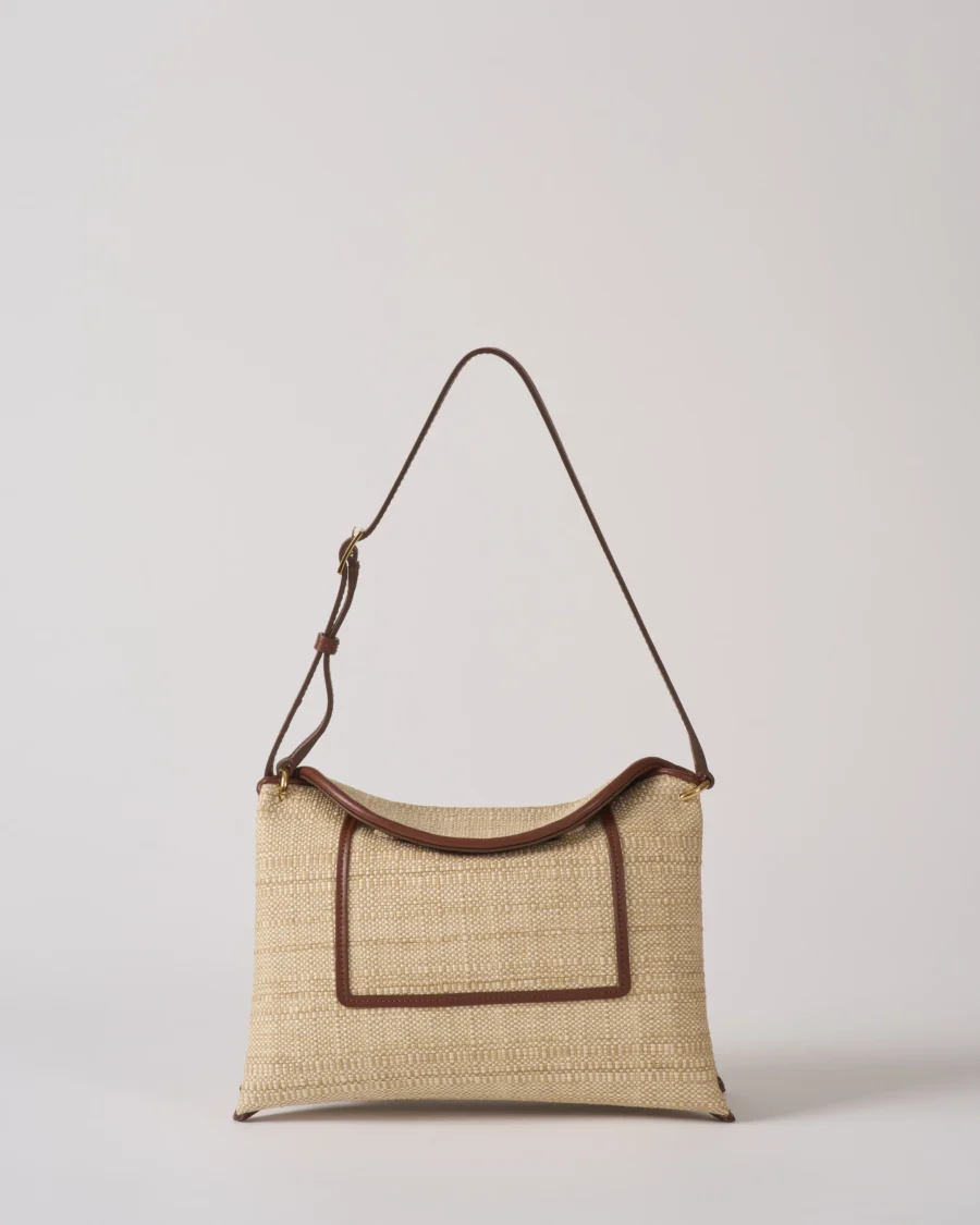 PENELOPE SLOUCH RAFFIA BAG