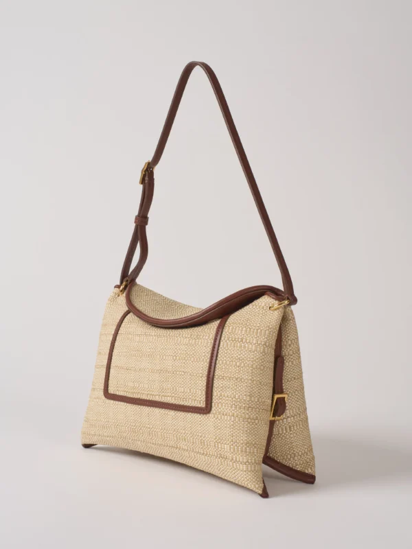 PENELOPE SLOUCH RAFFIA BAG