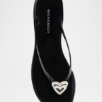 DOUBLE HEARTS FLIP FLOPS