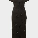 OFF THE SHOULDER BUSTIER DRESS