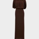 CAPE MAXI DRESS