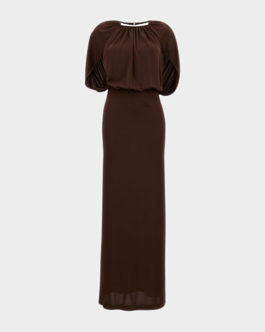 CAPE MAXI DRESS