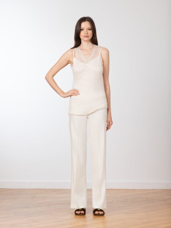 FLAVIA SOLAR LINEN PANTS
