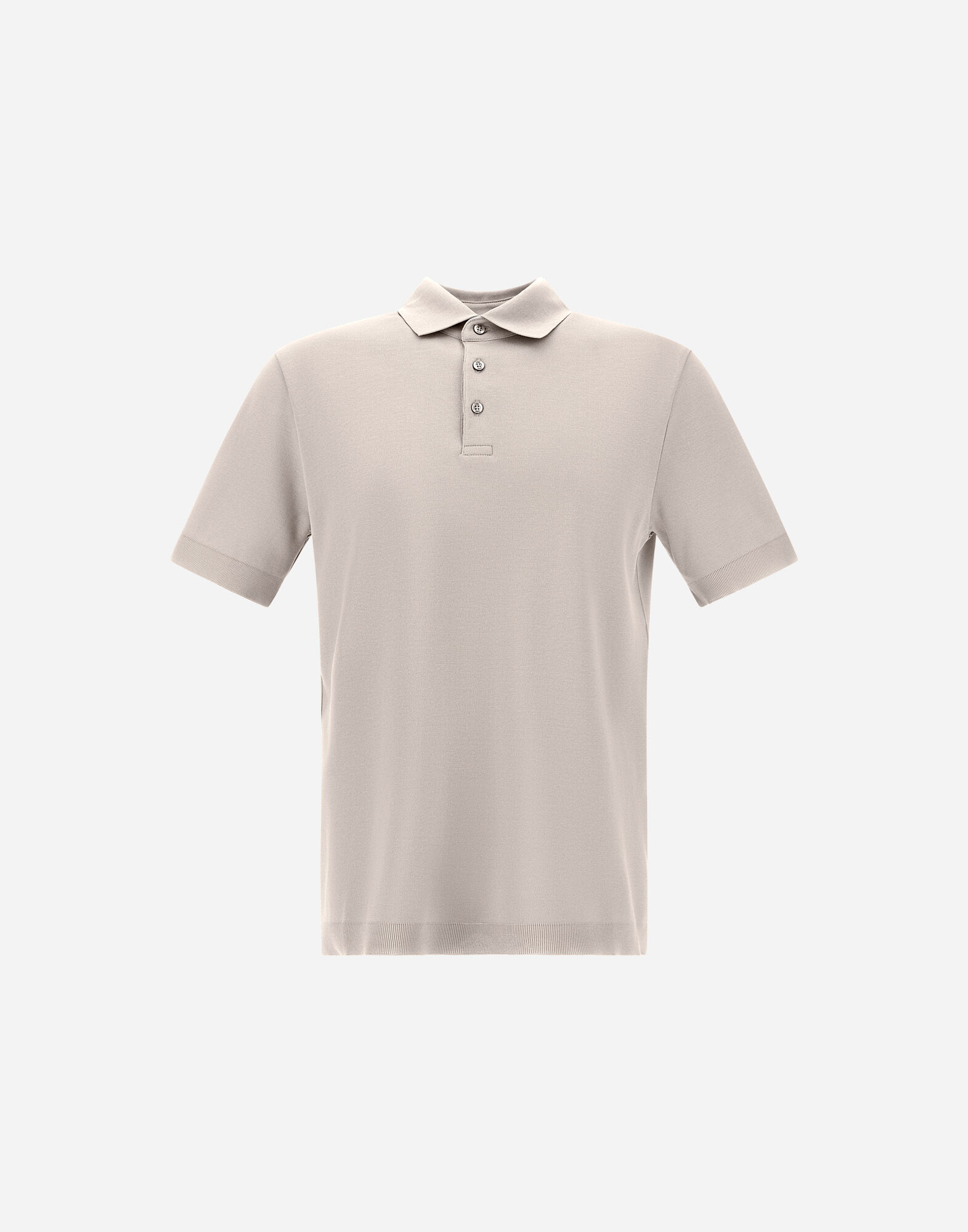 JERSEY KNIT EFFECT POLO SHIRT - Helga Design