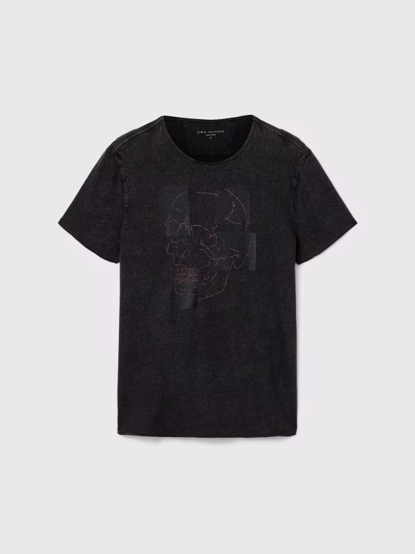 SKULL TILES GRAPHIC T-SHIRT