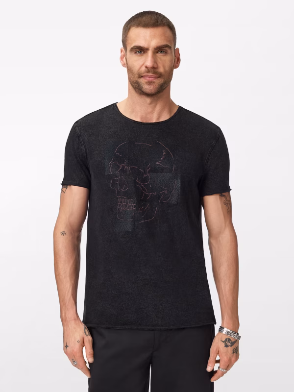 SKULL TILES GRAPHIC T-SHIRT