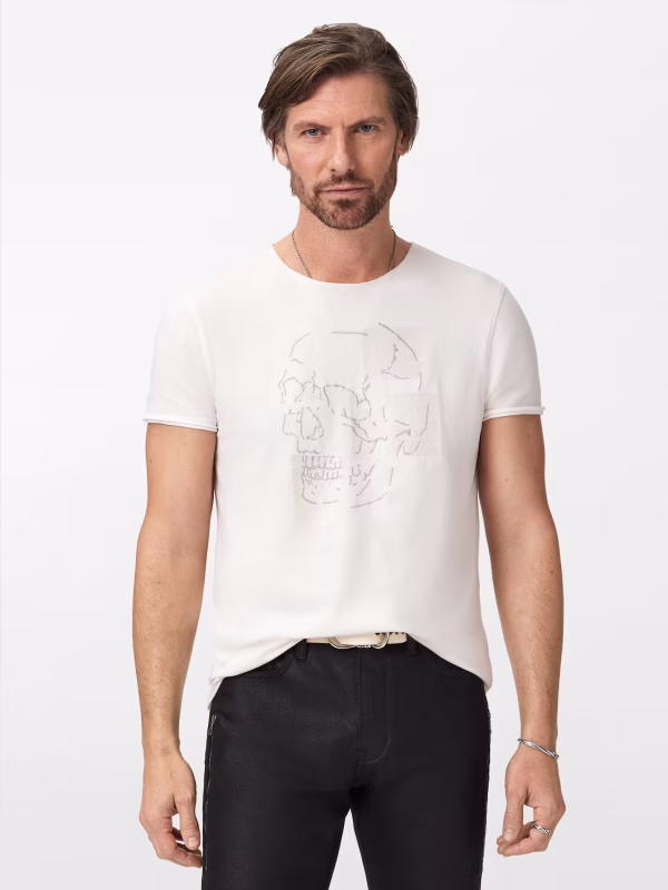 SKULL TILES GRAPHIC T-SHIRT