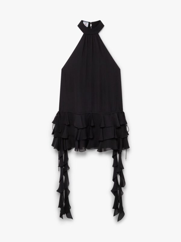 RUFFLED MINI DRESS