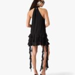 RUFFLED MINI DRESS