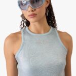 PLATED RIBBED TANK TOP