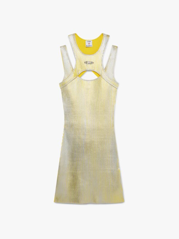 FOIL MINI DRESS
