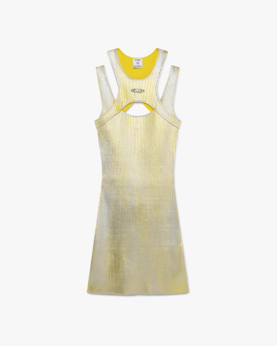 FOIL MINI DRESS