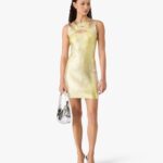 FOIL MINI DRESS