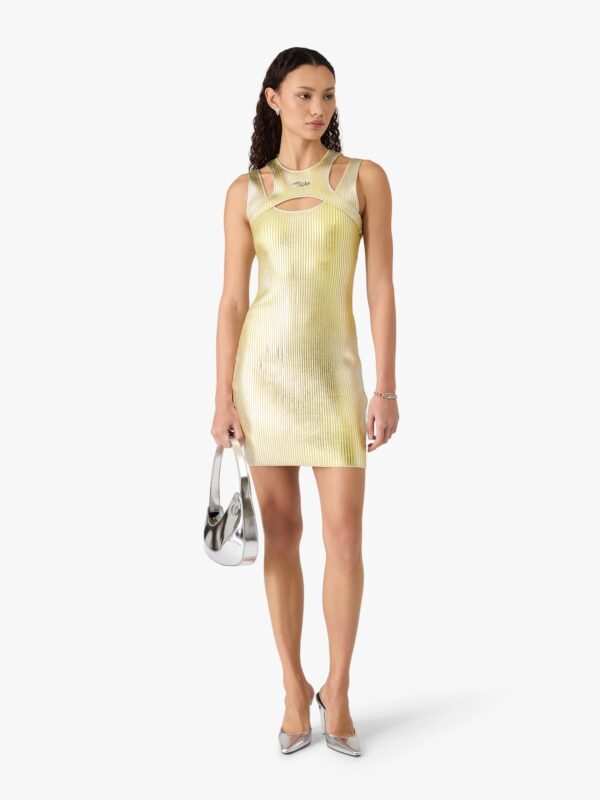 FOIL MINI DRESS