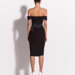 OFF THE SHOULDERS MIDI DRESS