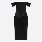 OFF THE SHOULDERS MIDI DRESS