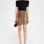 ADDY SNAKE PRINT SKIRT