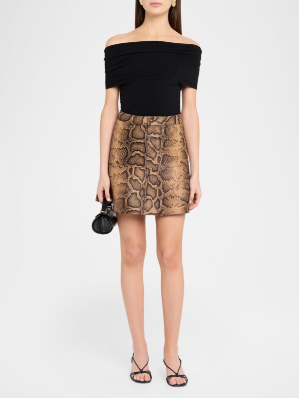 ADDY SNAKE PRINT SKIRT