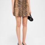 ADDY SNAKE PRINT SKIRT