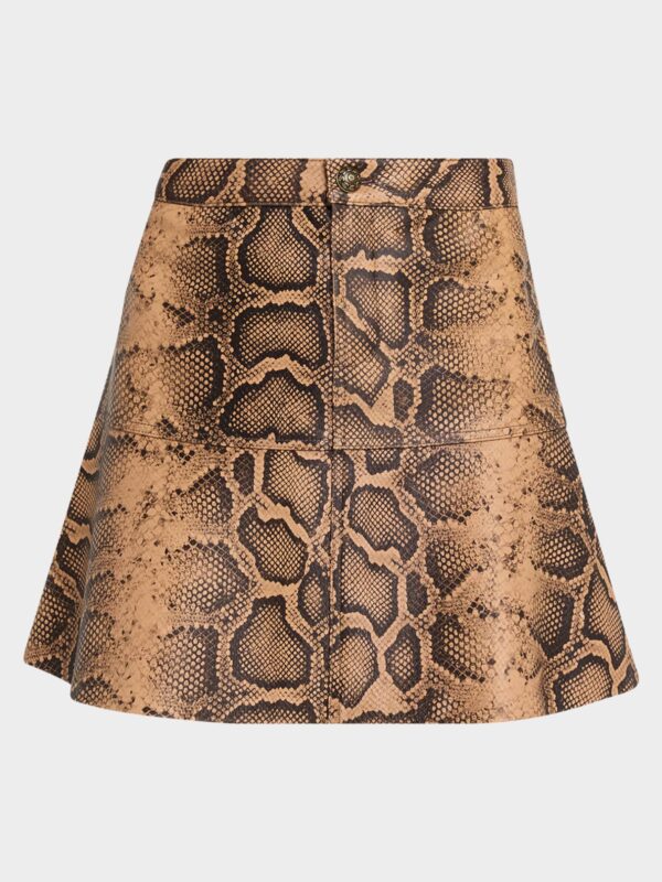 ADDY SNAKE PRINT SKIRT