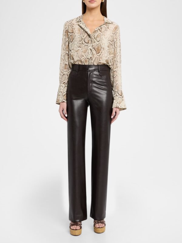 PIPER SNAKE PRINT BLOUSE