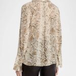 PIPER SNAKE PRINT BLOUSE
