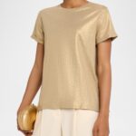 MEEGAN SHIMMER TEE