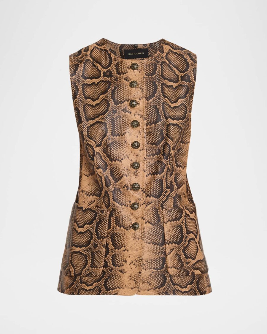 ABI SNAKE PRINT VEST