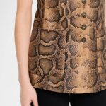 ABI SNAKE PRINT VEST