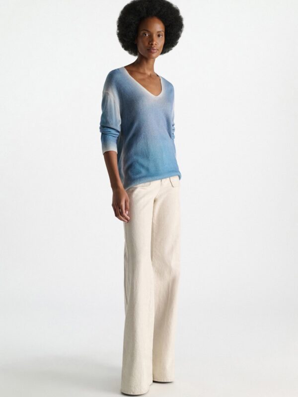 STATEMENT POPPY V NECK SWEATER