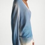 STATEMENT POPPY V NECK SWEATER