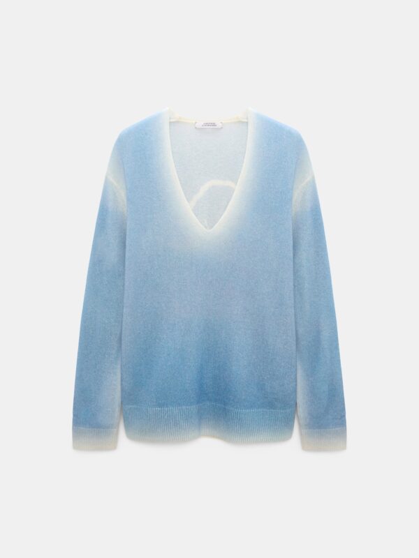 STATEMENT POPPY V NECK SWEATER