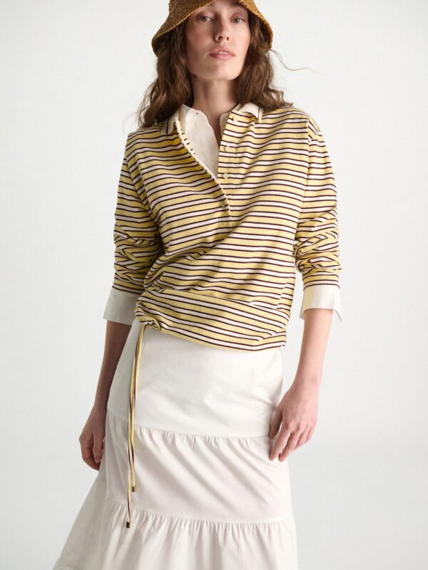 BLOOMING STRIPED POLO