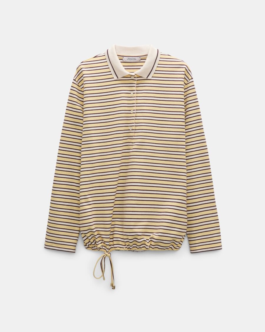 BLOOMING STRIPED POLO