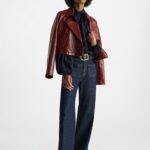BROKEN SHINE LEATHER JACKET