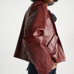 BROKEN SHINE LEATHER JACKET