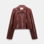 BROKEN SHINE LEATHER JACKET