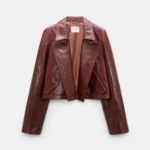 BROKEN SHINE LEATHER JACKET
