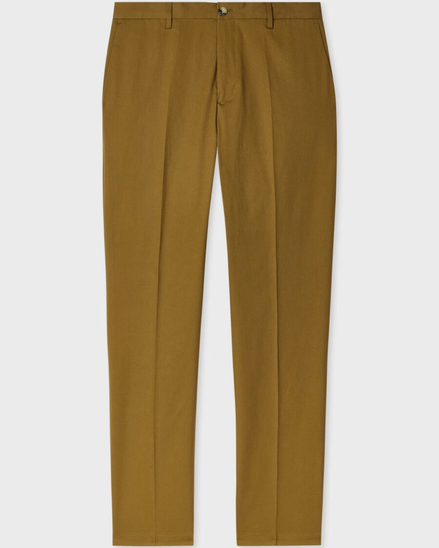 FINE COTTON TWILL TROUSERS