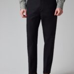 FINE COTTON TWILL TROUSERS