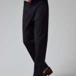 FINE COTTON TWILL TROUSERS