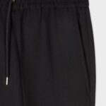 DRAWSTRING WAIST SLIM FIT TROUSERS