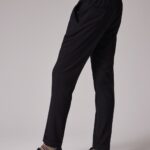 DRAWSTRING WAIST SLIM FIT TROUSERS