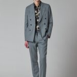 DRAWSTRING WAIST SLIM FIT TROUSERS